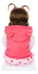 VXN Boneca Bebe Reborn Silicone Realista 48cm