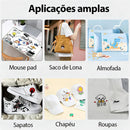 Mini Prensa Térmica Portátil Sublimação Transfer Vermelho Mecolour