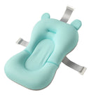 Almofada de Banho para Bebê Azul Baby Infantil Anatômica Ursinho Menino Menina