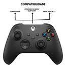 Controle Xbox Wireless Series X|s Carbon black