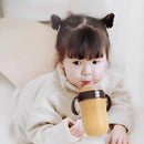 Mamadeira Anti Cólica 240mL de silicone marrom