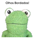 Brinquedo Pelucia Para Cães Mordedor Sapo