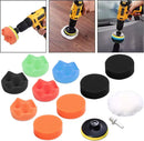 Kit Polimento Automotivo 3 Pol. 12pçs Boinas P/ Furadeira