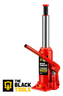 Macaco Hidráulico Tipo Garrafa 2 Toneladas BHG200 The Black Tools