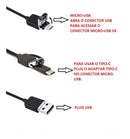 Câmera Endoscópio De Inspeção Sonda Flexível Prova Dágua