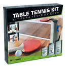 Kit 2 Raquete Tenis De Mesa Ping Pong Lisa Rede Retratil Pro Cor Vermelho/preto