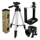 Tripe Universal Com Nivel Laser Cameras Cel 1,02m Cinza B-Max