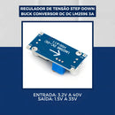 Regulador De Tensão Lm2596 3a Step Down Buck Conversor Dc Dc