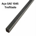 Chaveta Quadrada Barra 6x6x500mm Em Aço Sae 1045 Trefilado