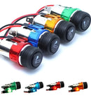 Tomada Acendedor Cigarro Carro Auto Veicular Universal AMBAR