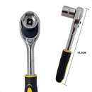 Kit Chaves Canhão Catraca Reversível Soquetes Profissional