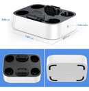 Gllai Y02 USB Base de carregamento com controlador de sensor duplo branco para PS5, compatível com PS5, PS5 PRO e PS5 Slim, desliga automaticamente após a conclusão do carregamento.