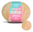 1 Fio Amigurumi Pelúcia Circulo 85g Maciez Avel 7650 AMENDOA