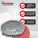 Corrente Norma Asa 40-1 Passo 1/2 - Por Metro + Emenda