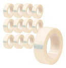 Kit 12 Rolos De Fita Micropore Para Extensão De Cílios 10m Cor 12 Brancas