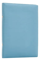 Álbum Fotografico Couro Amarelo 15x21 40 Fotos Especial Cor Azul-bebê Cor