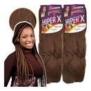 Kit 2 Cabelo Jumbo Jumbão Hiper X Box Braid  Dourado