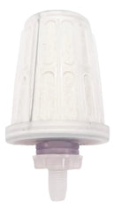 Kit 3 Velas Acquamar Plástica Carvão Ativado Cor Branco