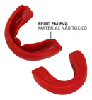 Muvin PTB-100 protetor bucal profissional cor vermelho