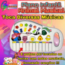 Mohnish piano infantil teclado bebe criança brinquedo musica cor branco