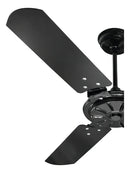 Ventilador de Teto Ventex Comercial Silencioso 3 Pás Preto 1.1m