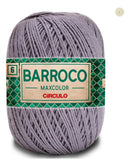 1 Barbante Barroco Fio 6 Maxcolor 200g  CINZA CHUMBO 8336