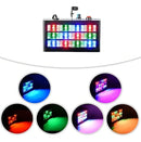 Strobo Rítmico 12 Leds Rgb 15w Dj Iluminação Festa Balada