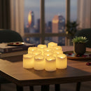 Kit 12 Velas De Led Eletrônica Decorativa + Bateria