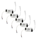 Kit 5 Driver Reator Fonte Plafon Painel Led 18w A 25w Bivolt Branco