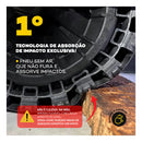 Pneu Completo Carrinho De Mão Não Fura Eixo Universal 320mm