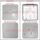 5 Caixas Plásticas Organizadoras De Sobrepor Câmera Cftv