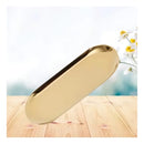 Bandeja Aço Inox Dourada Alta Durabilidade