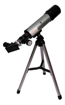 Uranum Venus 1 Telescopio Prateado Refractor 50mm