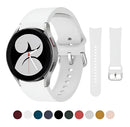 Pulseira Silicone Compatível Samsung Galaxy Watch4 40/44mm Cor Nude Largura 40.44 Mm
