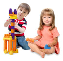 Brinquedo De Montar 2 Anos 60 Pçs Grandes Mais Blocos Dismat