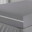 Capa De Colchão Casal 30 Cm Box Malha Com Zíper 100% Algodão