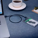 Case para HD Slim Externo Usb 3.0 Computador Ssd Hdd Sata 2.5 Notebook PC PS4 Transparente