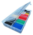 Kit 265 Tubo Termo Retrátil Emendar Isolar Fios Cabos Maleta