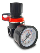 Regulador Pressão Compressor Manômetro 1/4 Ar-2000