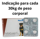 Remedio para cachorro anti pulgas carrapatos sarna e vermes caes de 3,75kg a 60kg antiparasitario premium original