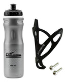 Garrafinha De Agua Caramanhola Para Bike Squeeze  Cinza-escuro