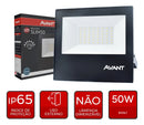 Refletor Led Slim 50w 6500k Branco Frio Ip65 a prova d'água Preto Cod: 259501372 Avant