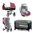 Mosquiteiro Universal Portátil Carrinho, Berço C/ Elástico Cor Branco