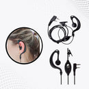 Kit 10 Fone Para Radio Comunicador Ouvido Baofeng 777s Uv5r