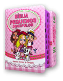 Bíblia Infantil Pequenos Discípulos Com Imagens Harpa Rosa