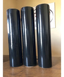 Kit 4 Bobina/rolo Filme Stretch 50cm X 25 Micras Preto 3kg TEICHAIR