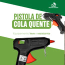 Revolver Pistola De Cola Quente 20w Com 12 Bastões De Cola Bico Fino Floresta Urbana
