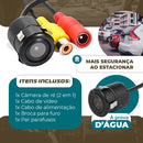 Câmera De Ré Automotiva 2 Em 1 Colorida Borboleta E Embutir Vision Carro Segurança