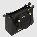 Bolsa Feminina Transversal Tote Media Com Carteira Feminina Preta