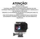 Caixa Case Estanque Gopro Hero 9/10/11/12 Prova D'água Preto